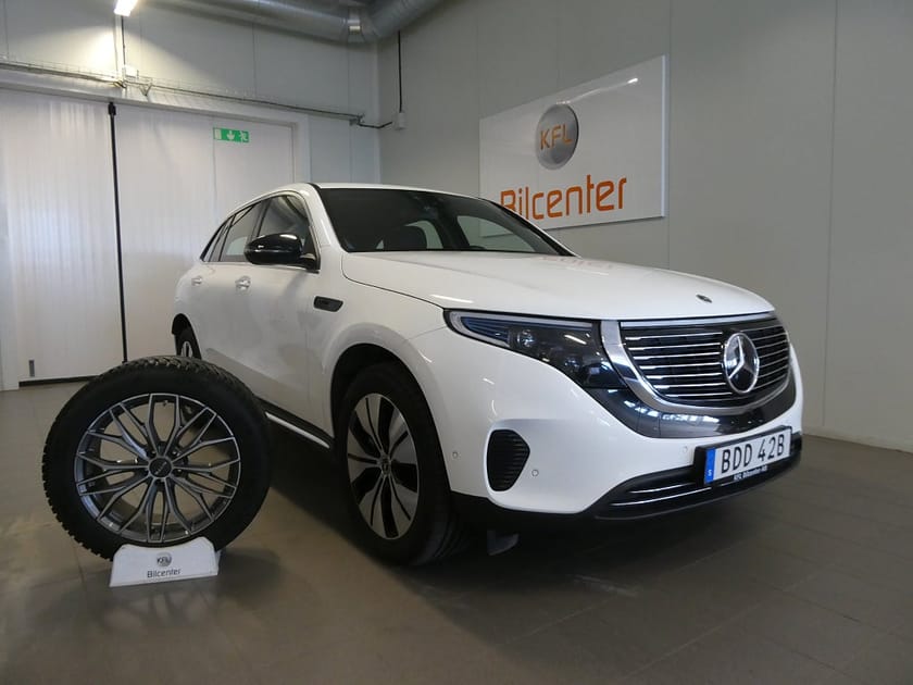 Bild 1 av Mercedes-Benz EQC 400 4MATIC 4M Aut-Drag-Värmare-Kamera-Navi-Nyservad-SoV