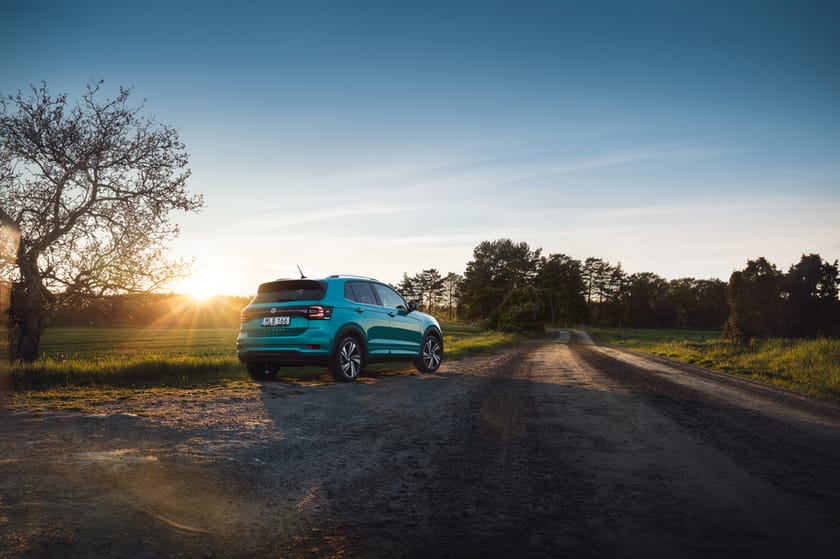 T-Cross - En modern crossover bakgrundsbild