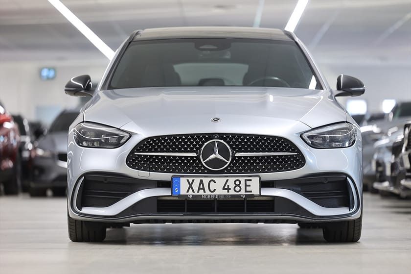 Bild 5 av Mercedes-Benz C 220 T d 4MATIC 4M 200hk AMG Night Pano Burmester