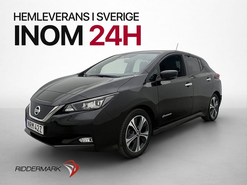Bild 1 av Nissan Leaf 150hk 40 kWh Tekna BOSE 360° Rattvärme Halvskinn