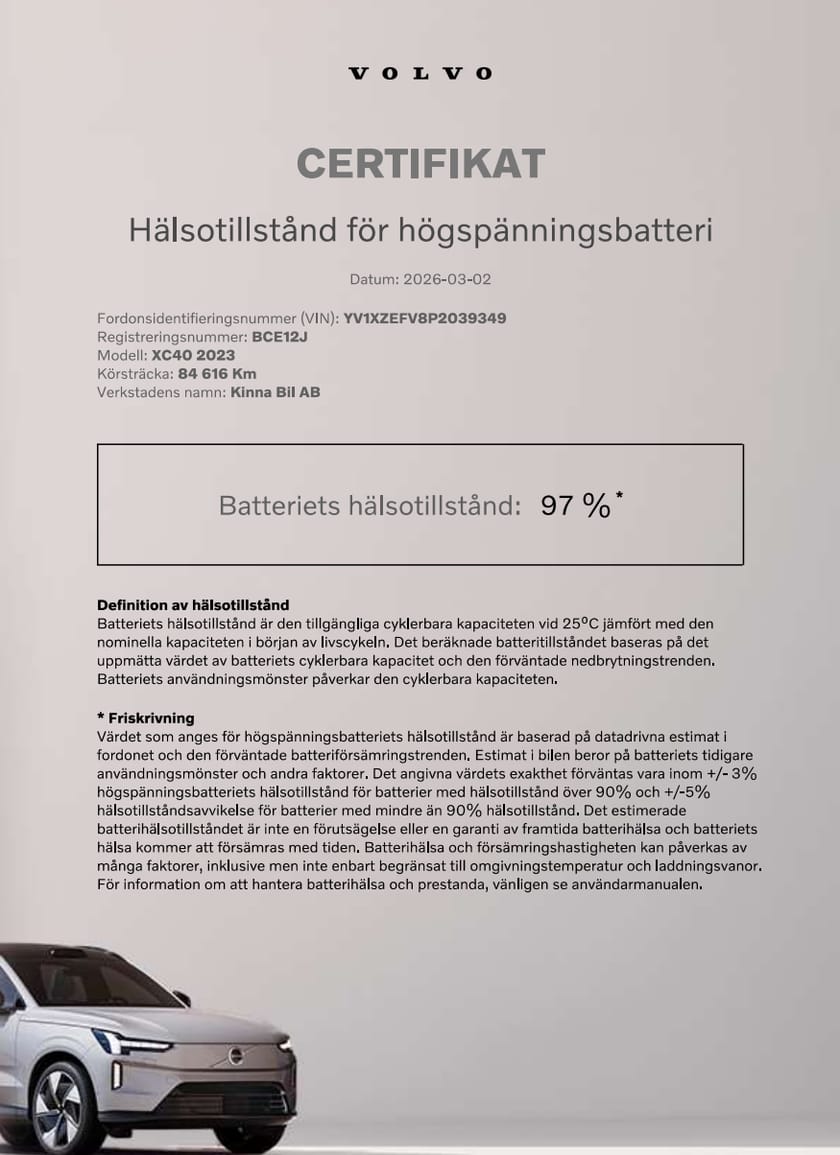 Bild 4 av Volvo XC40 Recharge Single Motor Core Edition - Tonade rutor