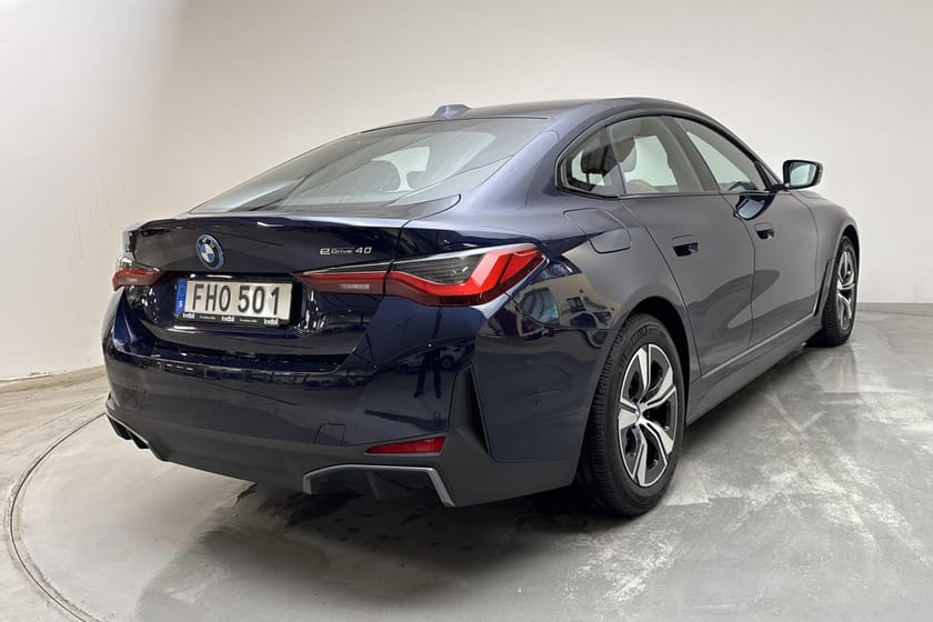 Bild 3 av BMW i4 eDrive40 Gran Coupé eDrive40, G26 (340hk) Helläder Cognac