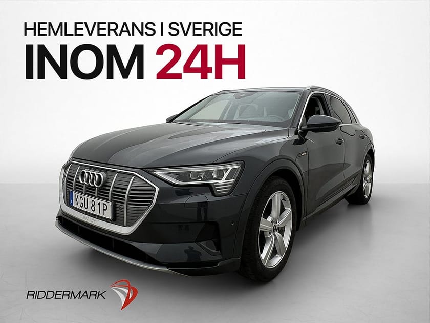 Bild 1 av Audi e-tron 55 quattro 408hk Luftfjädring Kamera Skinn