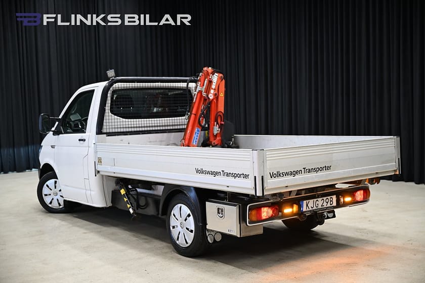 Bild 5 av Volkswagen Transporter Chassi Cab 4Motion 150HK Kranbil Flak Leasebar
