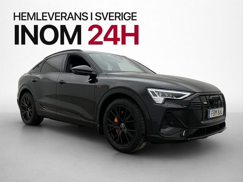 Bild 4 av Audi e-tron Sportback 55 quattro S-Line Black Pano B&O Drag