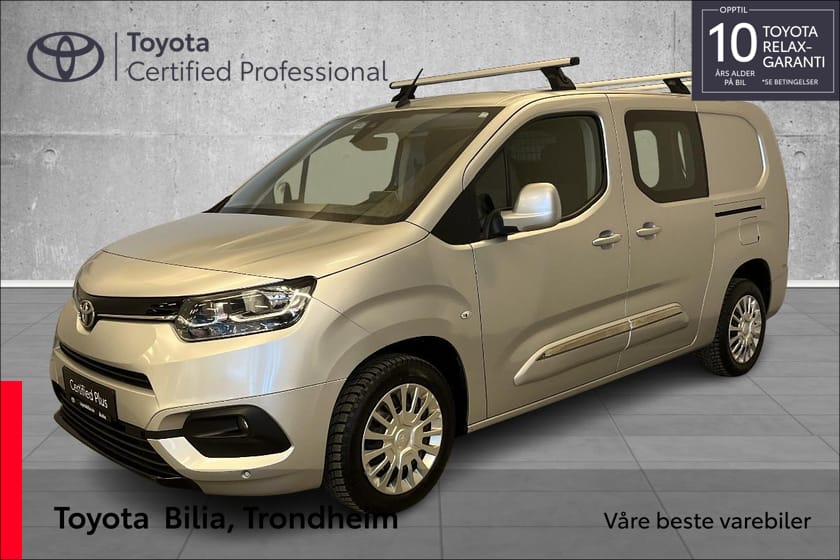 Bilde 1 av Toyota ProAce City (L2) 1.5 D Aut. Comfort/sideh. bakd./2 skyvedører/krok