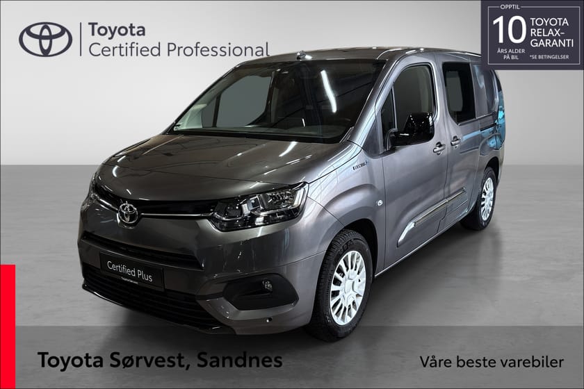 Bilde 1 av Toyota ProAce City Electric Lang L2 50kWt Comfort sidehengslet bakdører