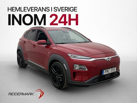 Hyundai Kona Electric 64 kWh Premium Kamera HUD Krell Skinn