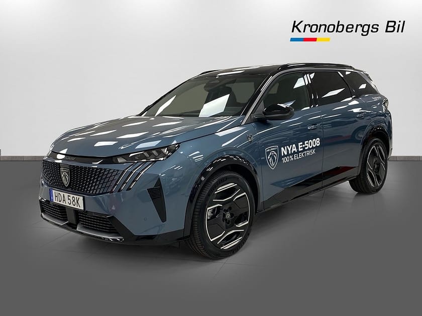Bild 1 av Peugeot E-5008 GT 73kWh, 7-sits, Dragkrok *Leasing Möjlig*