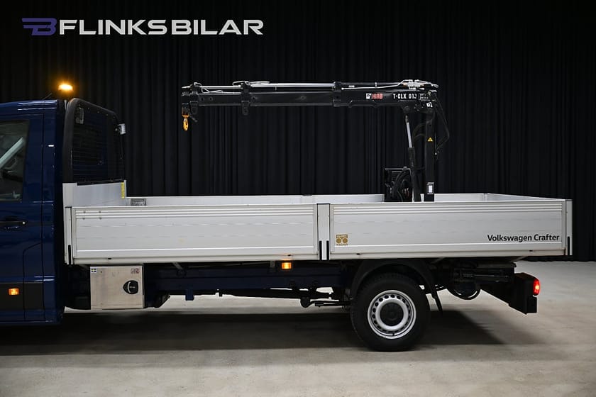 Bild 2 av Volkswagen Crafter Chassi 4Motion 177HK L4 Automat|Flak|HIAB|Kranbil|Moms|SeUtr!