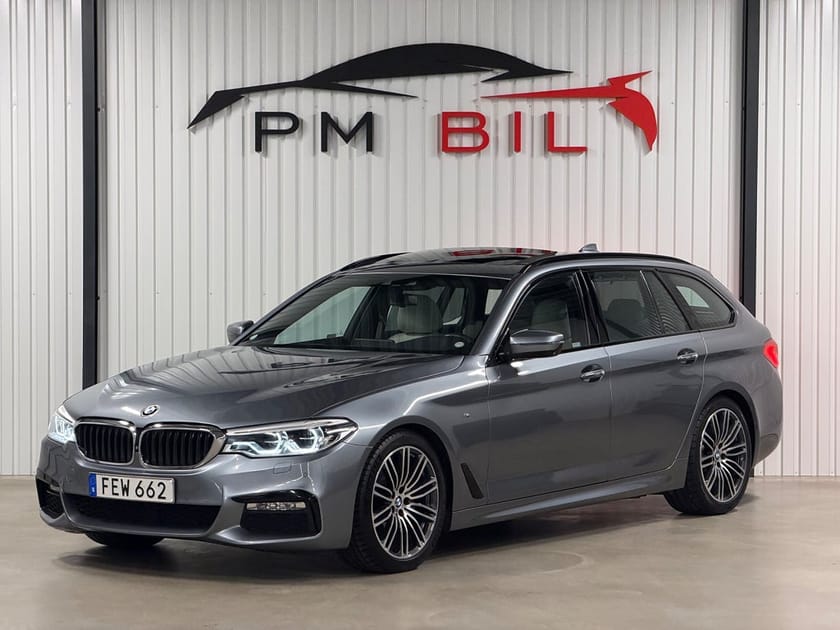 Bild 1 av BMW 520d Touring Steptronic M-Sport Panorama Se Extrautrustning