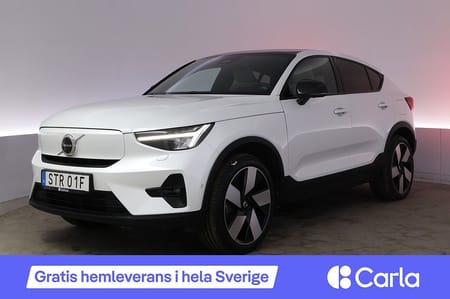 Volvo C40 Recharge Twin motor Ultimate Pano Drag H/K V-Hjul