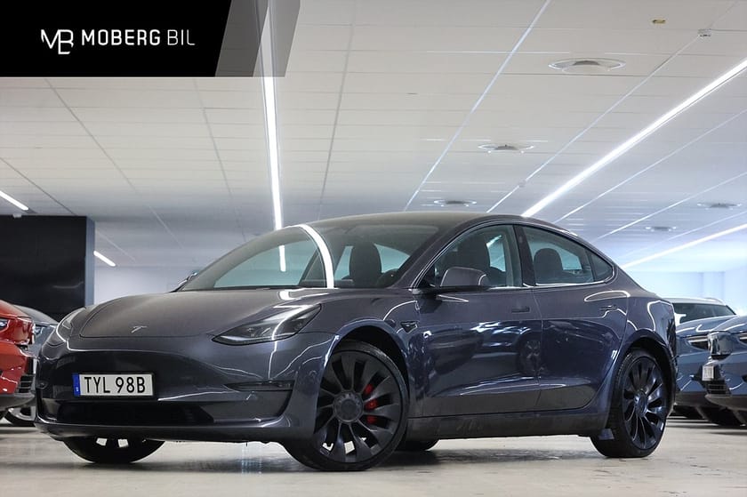 Bild 1 av Tesla Model 3 Performance 513hk AP Pano Läder