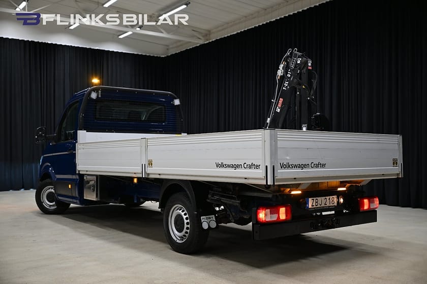 Bild 5 av Volkswagen Crafter Chassi 4Motion 177HK L4 Automat|Flak|HIAB|Kranbil|Moms|SeUtr!
