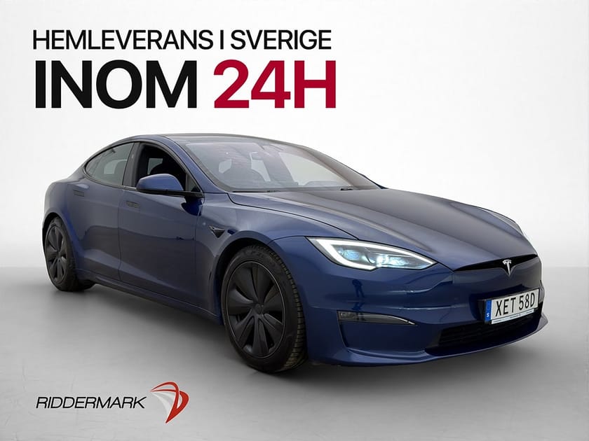 Bild 1 av Tesla Model S Long Range AWD Yoke Luftfjädring Autopilot