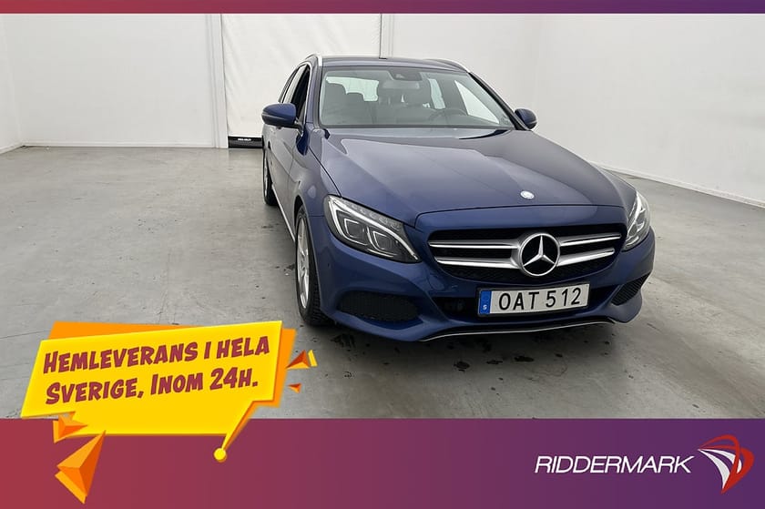 Bild 1 av Mercedes-Benz C 350 T e 279hk P-Värm Burmester Kamera Navi