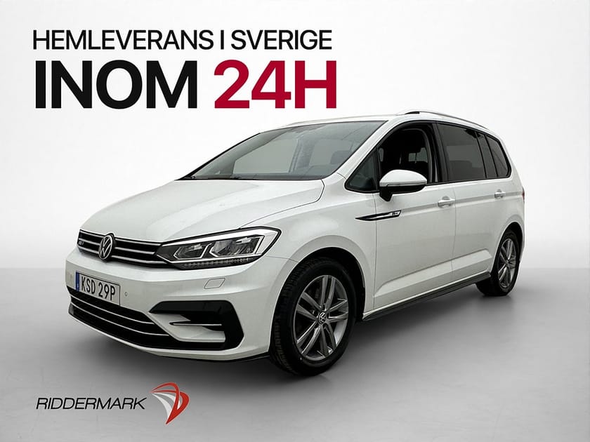Bild 3 av Volkswagen Touran 7-seater 150hk 7 Sits Värmare Kamera CarPlay Drag
