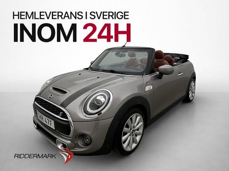 MINI Cooper S Convertible 192hk Skinn H/K Navigator Sensorer