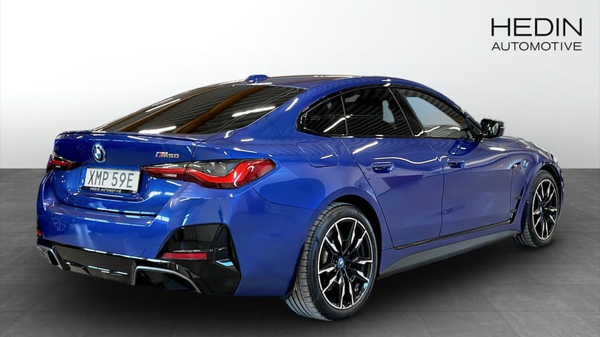 Bild 2 av BMW i4 M50 xDrive Gran Coupé Fully Charged Glastaklucka H/K Drag Läder Elstol Head Up