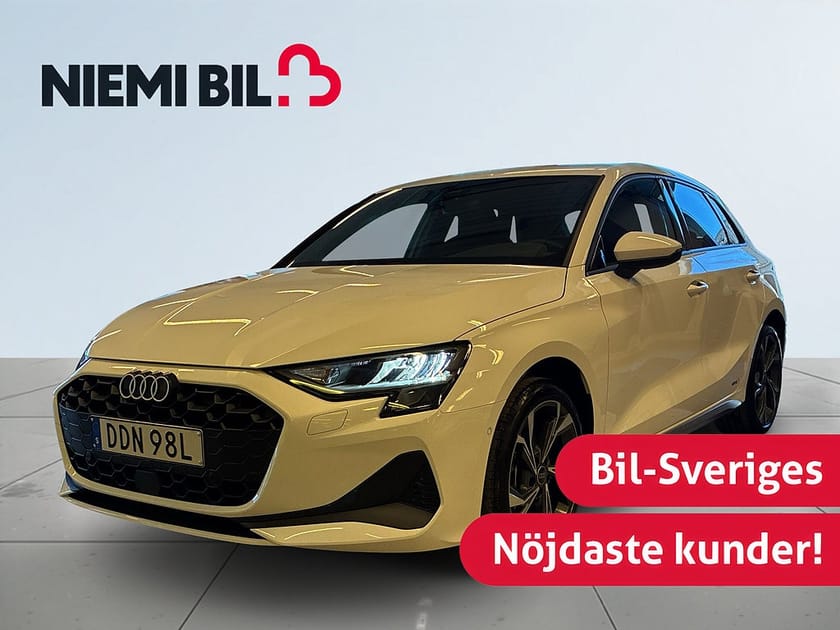 Bild 1 av Audi A3 Sportback 35 TFSI MOMS/S&Vdäck/Kamera/Psens/Adaptiv farthållare