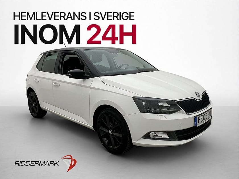 Bild 1 av Škoda Fabia Skoda 1.2 TSI 90hk Style M&K Värmare Sensorer CarPlay