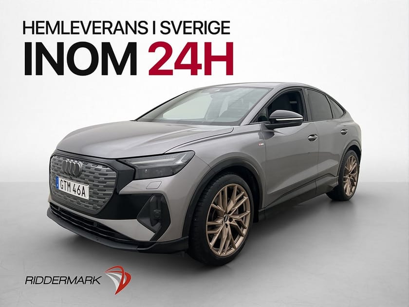Bild 4 av Audi Q4 50 Sportback e-tron quattro S-line Panorama B-Kam Drag MOMS