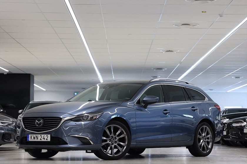 Bild 4 av Mazda 6 Wagon 2.2 D Kombi 175hk Optimum HUD Bose Drag Navi Keyless