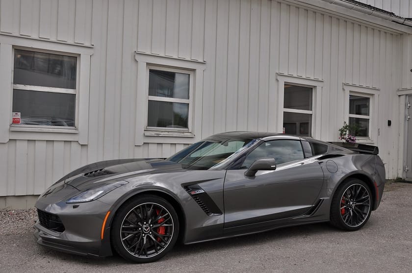 Bild 2 av Chevrolet Corvette Z06 C7 659HK Z07 Paket Kolfiber HUD Bose Svensksåld