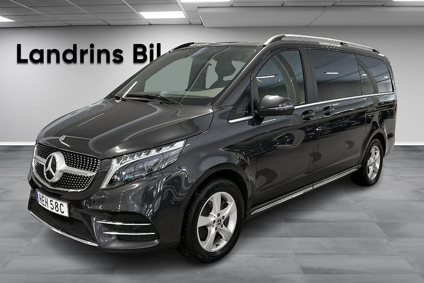 Bild 1 av Mercedes-Benz V 300d 4MATIC 3.2t 300 Lång AMG-Line 7-Sits