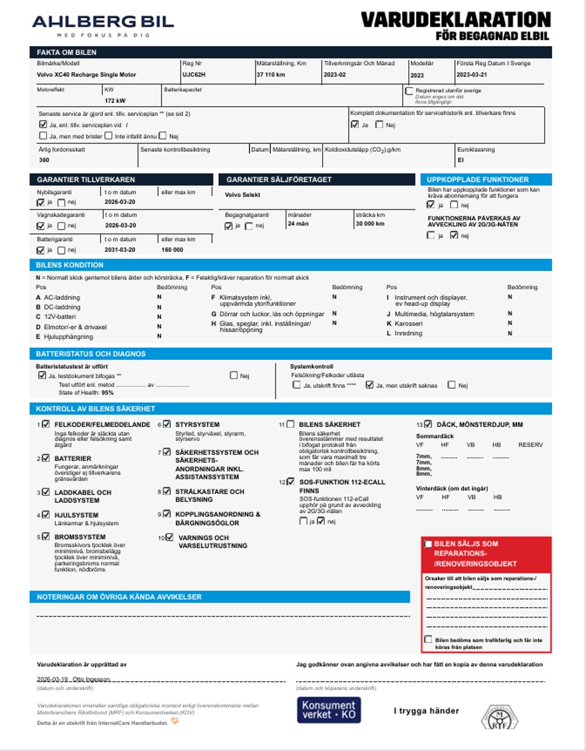 Volvo XC40 2023 - miniatyr 17