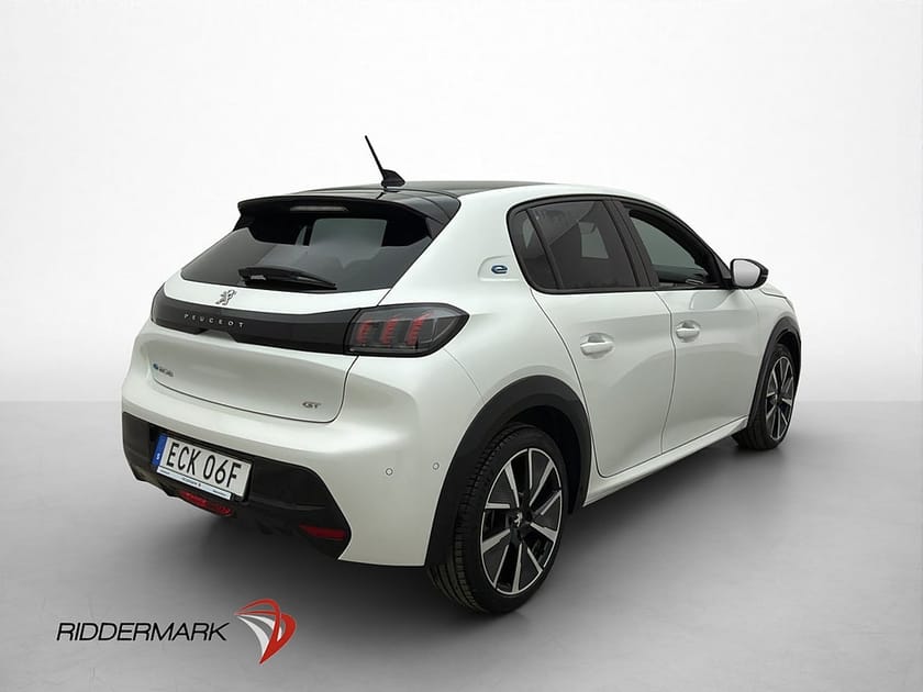 Bild 5 av Peugeot e-208 136hk GT Kamera CarPlay Halvskinn CarPlay