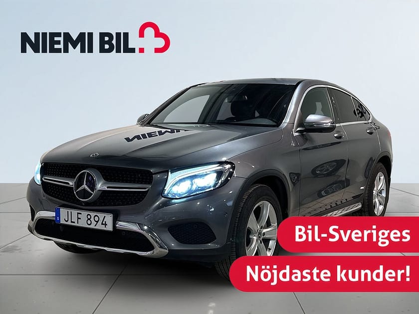 Bild 1 av Mercedes-Benz GLC 220 d Coupé 4MATIC 9G Burmester 360° Pvärm Skinn SoV