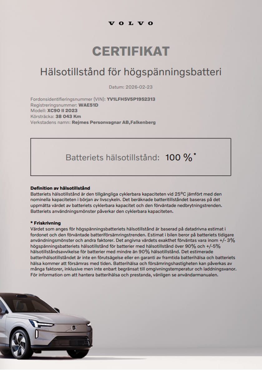 Bild 3 av Volvo XC90 7 Säten Recharge T8 Ultimate Dark | Ryggmassage | Aktiv Luftfjädring | 360 Kamera |