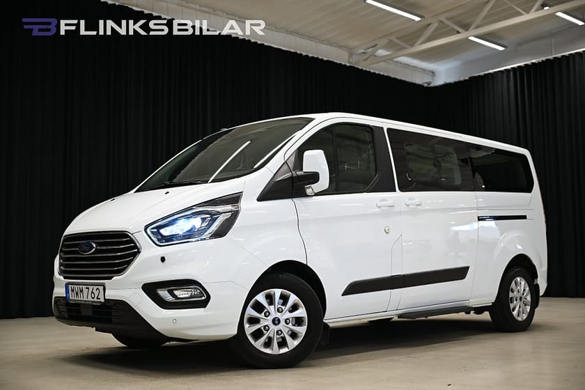 Bild 2 av Ford Tourneo Custom 320 130HK Kombi|9-Sits|Automat|LED|Dubbeldörr|SeUtr!