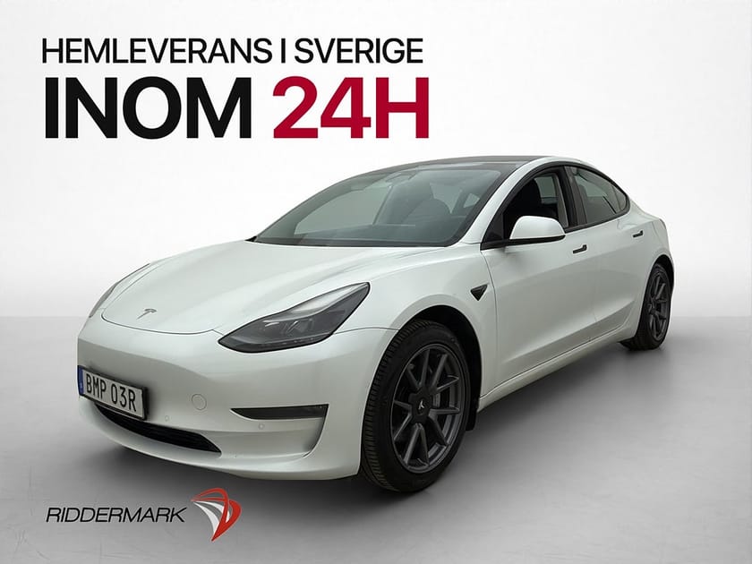 Bild 4 av Tesla Model 3 Long Range AWD Autopilot Svensksåld Panorama