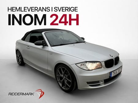 BMW 120i Convertible 120 170hk Skinn P-Sensorer