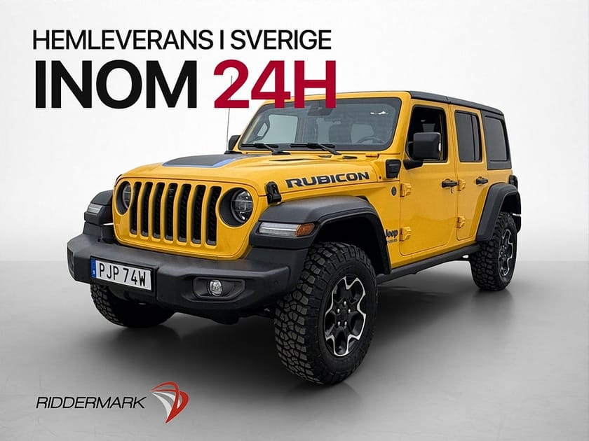 Bild 3 av Jeep Wrangler Unlimited 4xe Rubicon Kamera Alpine Rattvärme