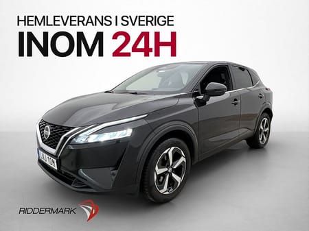 Nissan Qashqai 158hk N-Connecta 360° Navi CarPlay Halvskinn