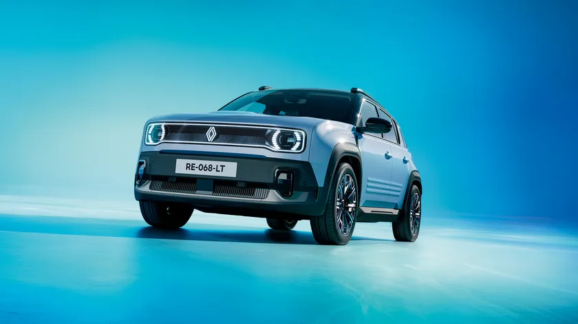 Nya Renault 4 E-Tech electric bakgrundsbild