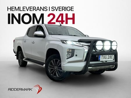 Mitsubishi L200 Dubbelhytt Premium 2.2 4WD Värmare Skinn Drag Diff MOMS
