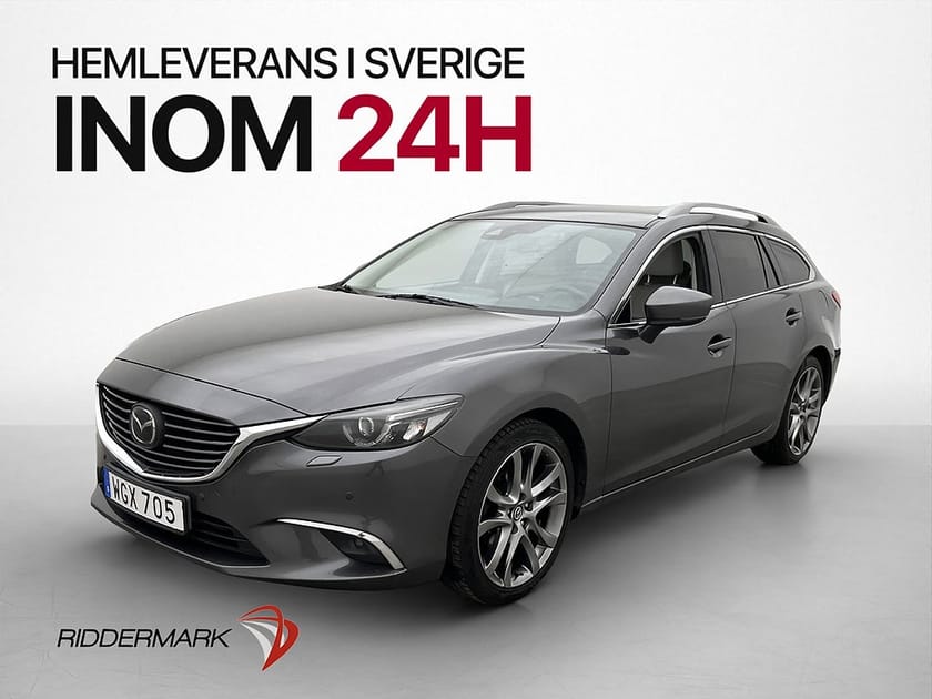 Bild 3 av Mazda 6 Wagon 2.2 175hk AWD Optimum BOSE HuD Kamera Skinn Drag