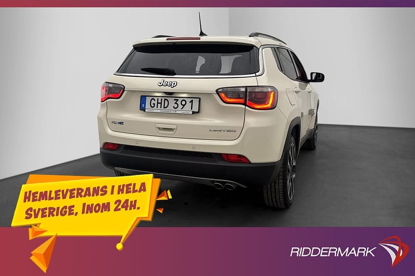 Bild 5 av Jeep Compass 4xe Navi Halvskinn Kamera Fart Rattvärme MOMS
