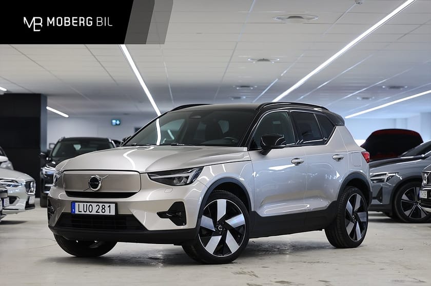 Bild 1 av Volvo XC40 Recharge Single Motor 231hk Plus Keyless B-kamera Drag