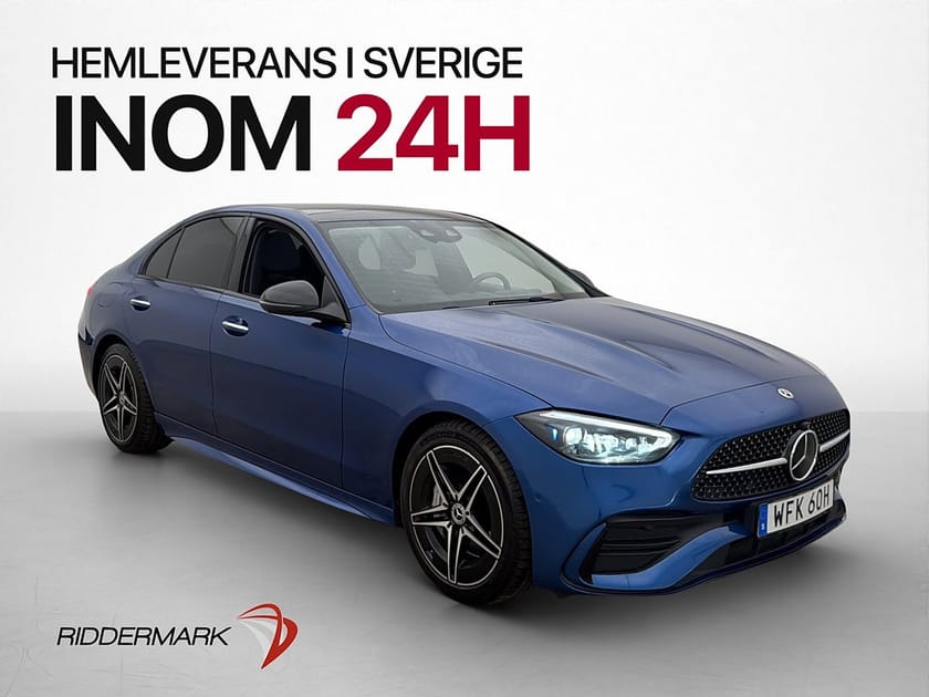 Bild 3 av Mercedes-Benz C 220 d C220 200hk AMG Pano Drag Navi Kamera