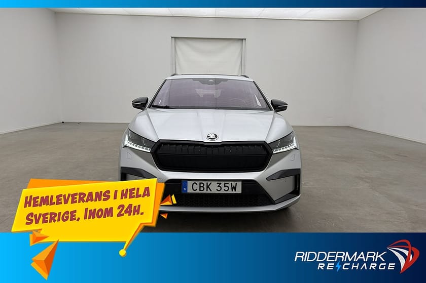 Bild 2 av Škoda Enyaq iV 80 Skoda 204hk Sportline Panorama 360° Värm Drag MOMS