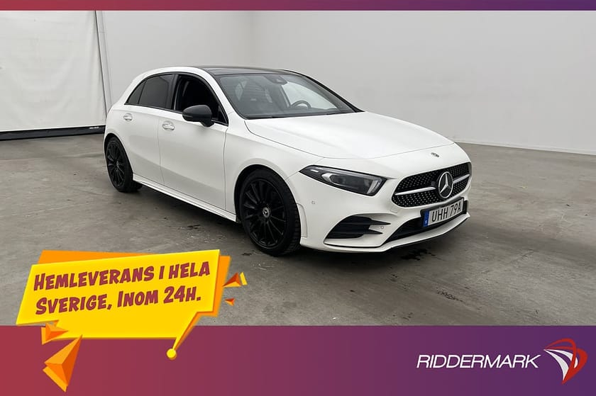 Bild 1 av Mercedes-Benz A 200 A200 AMG Pano Burmester Wide Kamera Navi Drag