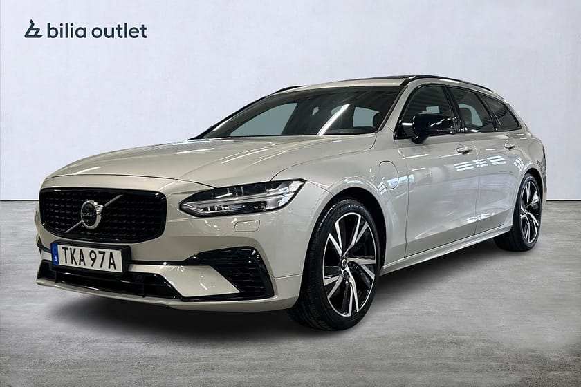 Bild 1 av Volvo V90 Recharge T6 AWD R-Design 340hk Panorama H/K HuD 360°