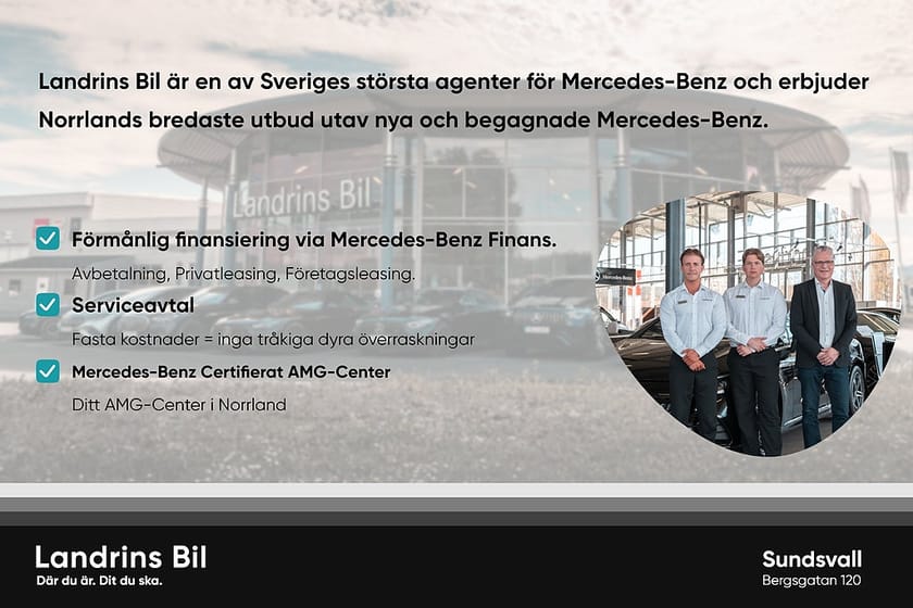 Bild 4 av Mercedes-Benz V 300d 4MATIC 3.2t 300 Lång Avantgarde 7-Sits *OMG LEV*