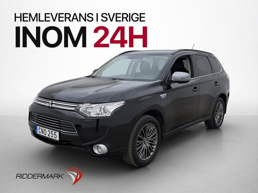 Bild 1 av Mitsubishi Outlander PHEV CVT 4WD Business Kamera Navi Skinn