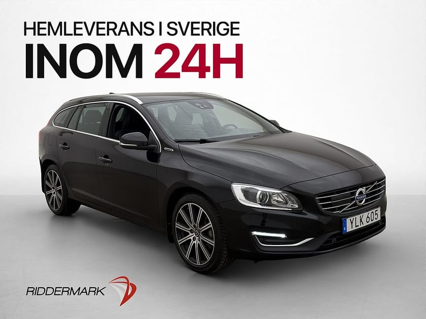 Bild 1 av Volvo V60 D5 Plug-in Hybrid Summum Skinn Värmare 1-Brukare